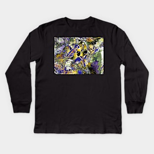 Three Layer Blender #5:  Cheap Sunglasses abstract Kids Long Sleeve T-Shirt